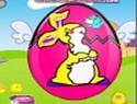 Easter bunny and Colorful eggs